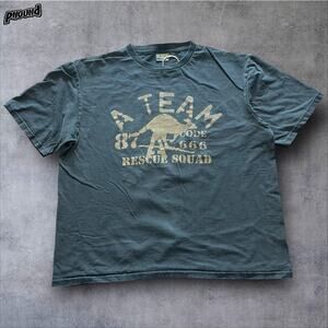 Oz Rock Rescue Squad Shirt Mens 2XL A Team Camel Graphic Vintage Band Concert